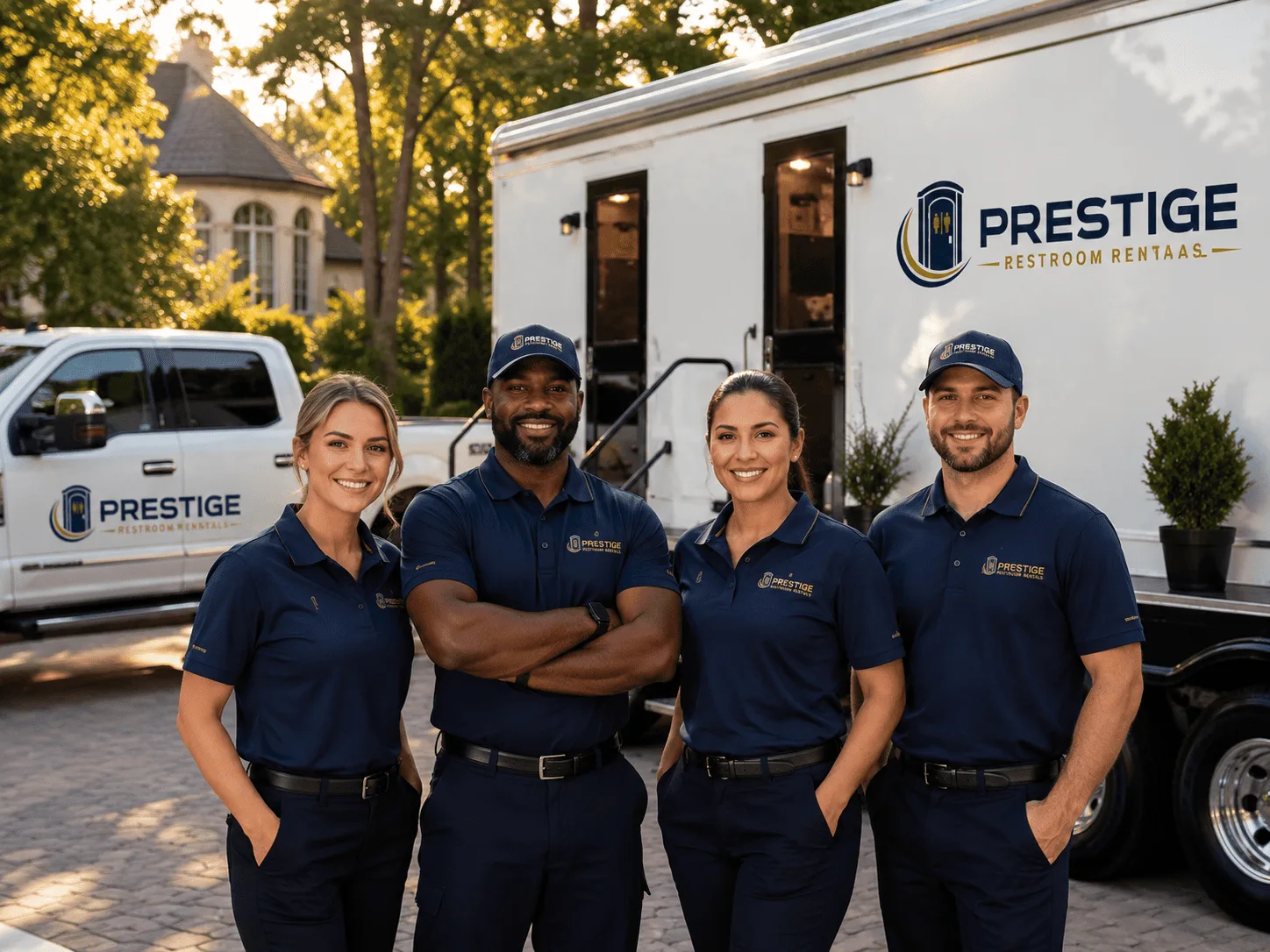 Trusted Luxury Portable Restrooms company in Laura, OH